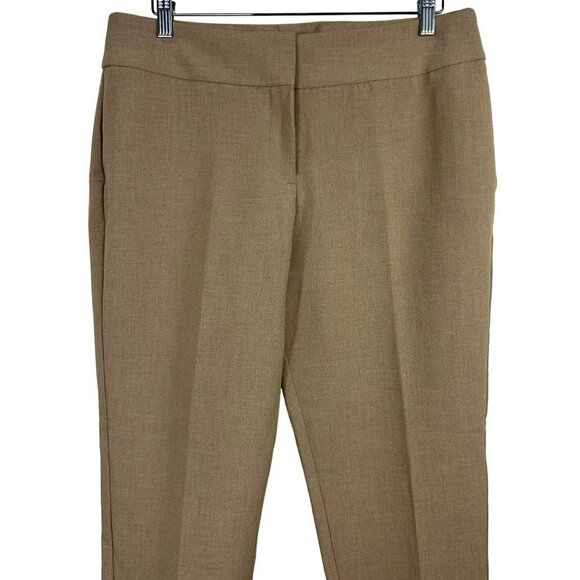 Talbots Curvy Fit Hazelnut Dress Pants Office  Size 12 - Picture 2 of 11